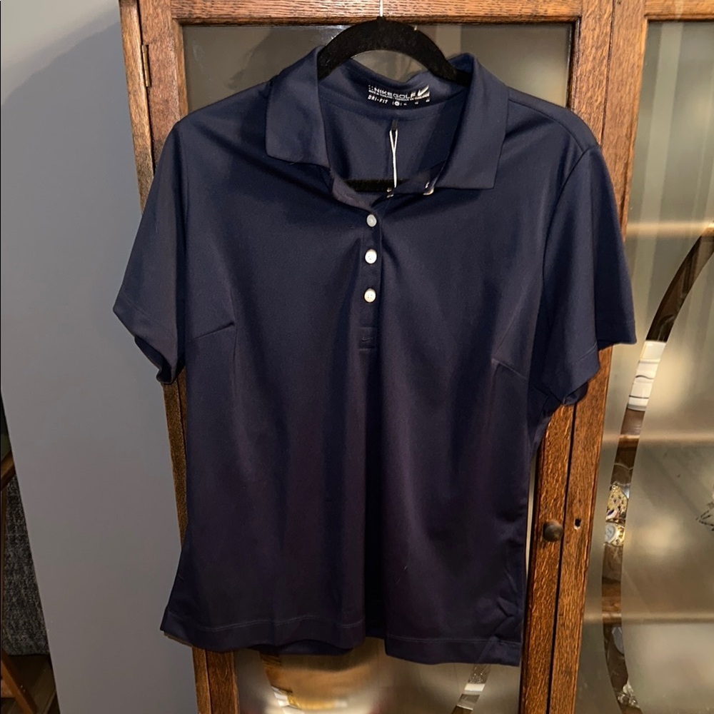 Nike Golf Dri-Fit Navy Polo